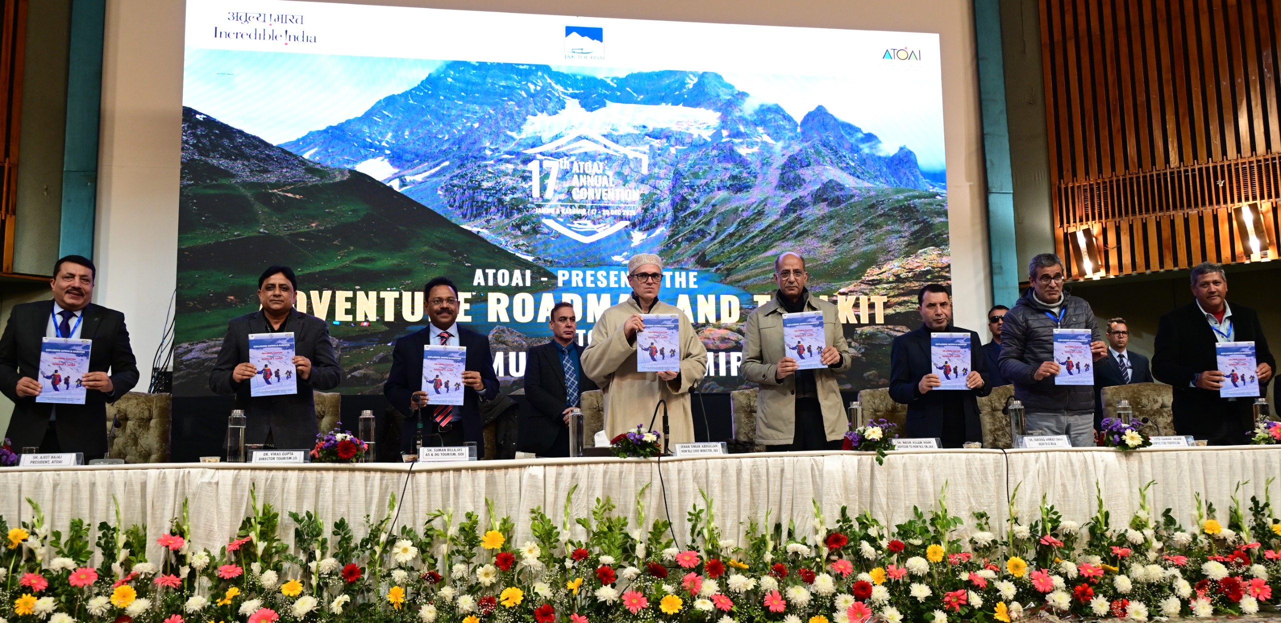 'CM Omar Abdullah addresses 17th Annual Convention of ATOAI at SKICC'